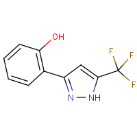 CAS:  | PC410196 | 2-[5-(Trifluoromethyl)-1H-pyrazol-3-yl]phenol