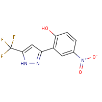 CAS: | PC410197 | 4-Nitro-2-[5-(trifluoromethyl)-1H-pyrazol-3-yl]phenol