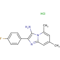 CAS: | PC410204 | 2-(4-Fluorophenyl)-5,7-dimethylimidazo[1,2-a]pyridin-3-amine hydrochloride