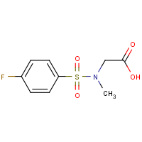 CAS: 287403-15-0 | PC410211 | N-[(4-Fluorophenyl)sulfonyl]-N-methylglycine