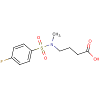 CAS: | PC410212 | 4-{[(4-Fluorophenyl)sulfonyl](methyl)amino}butanoic acid