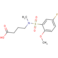CAS:697229-49-5 | PC410213 | 4-{[(5-Fluoro-2-methoxyphenyl)sulfonyl](methyl)amino}butanoic acid