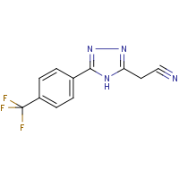 CAS: | PC410221 | {5-[4-(Trifluoromethyl)phenyl]-4H-1,2,4-triazol-3-yl}acetonitrile