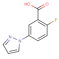 CAS:  | PC410238 | 2-Fluoro-5-(1H-pyrazol-1-yl)benzoic acid