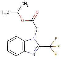CAS:  | PC410239 | Propan-2-yl [2-(trifluoromethyl)-1H-benzimidazol-1-yl]acetate