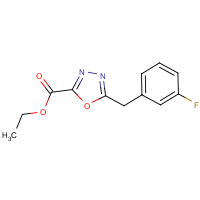CAS: | PC410256 | Ethyl 5-(3-fluorobenzyl)-1,3,4-oxadiazole-2-carboxylate