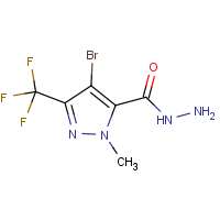 CAS: 1001518-80-4 | PC410266 | 4-Bromo-1-methyl-3-(trifluoromethyl)-1H-pyrazole-5-carbohydrazide