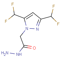 CAS:1001518-87-1 | PC410273 | 2-[3,5-Bis(difluoromethyl)-1H-pyrazol-1-yl]acetohydrazide