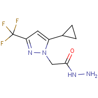 CAS:1001518-93-9 | PC410279 | 2-[5-Cyclopropyl-3-(trifluoromethyl)-1H-pyrazol-1-yl]acetohydrazide