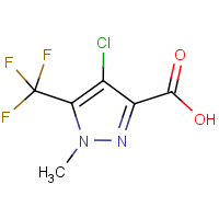 CAS: 1001519-38-5 | PC410290 | 4-Chloro-1-methyl-5-(trifluoromethyl)-1H-pyrazole-3-carboxylic acid