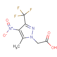 CAS:1001754-77-3 | PC410295 | [5-Methyl-4-nitro-3-(trifluoromethyl)-1H-pyrazol-1-yl]acetic acid