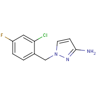 CAS: 1001757-50-1 | PC410296 | 1-(2-Chloro-4-fluorobenzyl)-1H-pyrazol-3-amine