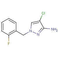 CAS: 1001757-51-2 | PC410297 | 4-Chloro-1-(2-fluorobenzyl)-1H-pyrazol-3-amine