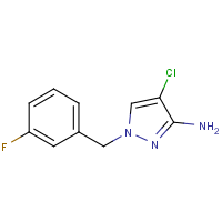 CAS: 1001757-55-6 | PC410299 | 4-Chloro-1-(3-fluorobenzyl)-1H-pyrazol-3-amine