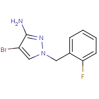 CAS: 1001757-56-7 | PC410300 | 4-Bromo-1-(2-fluorobenzyl)-1H-pyrazol-3-amine