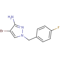 CAS: 1001757-57-8 | PC410301 | 4-Bromo-1-(4-fluorobenzyl)-1H-pyrazol-3-amine