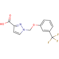 CAS:1004193-05-8 | PC410311 | 1-{[3-(Trifluoromethyl)phenoxy]methyl}-1H-pyrazole-3-carboxylic acid
