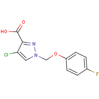 CAS: 1004194-23-3 | PC410317 | 4-Chloro-1-[(4-fluorophenoxy)methyl]-1H-pyrazole-3-carboxylic acid