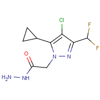 CAS:1004643-39-3 | PC410319 | 2-[4-Chloro-5-cyclopropyl-3-(difluoromethyl)-1H-pyrazol-1-yl]acetohydrazide