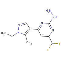 CAS:1004644-07-8 | PC410330 | 4-(Difluoromethyl)-6-(1-ethyl-5-methyl-1H-pyrazol-4-yl)-2-hydrazinylpyrimidine