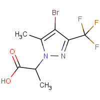 CAS: 1005584-44-0 | PC410343 | 2-[4-Bromo-5-methyl-3-(trifluoromethyl)-1H-pyrazol-1-yl]propanoic acid