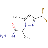 CAS:1005631-76-4 | PC410348 | 2-[3-(Difluoromethyl)-5-methyl-1H-pyrazol-1-yl]propanehydrazide