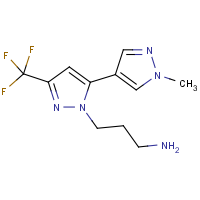 CAS: 1006319-18-1 | PC410366 | 3-[1'-Methyl-5-(trifluoromethyl)-1'H,2H-3,4'-bipyrazol-2-yl]propan-1-amine