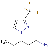 CAS: 1006320-16-6 | PC410373 | 3-[3-(Trifluoromethyl)-1H-pyrazol-1-yl]pentan-1-amine