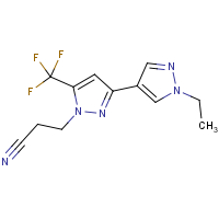 CAS: 1006320-21-3 | PC410374 | 3-[1'-Ethyl-5-(trifluoromethyl)-1H,1'H-3,4'-bipyrazol-1-yl]propanenitrile