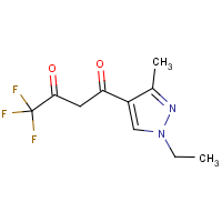 CAS: 1006322-30-0 | PC410376 | 1-(1-Ethyl-3-methyl-1H-pyrazol-4-yl)-4,4,4-trifluorobutane-1,3-dione
