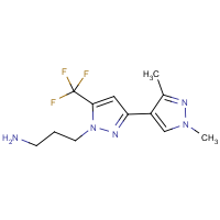 CAS: 1006323-05-2 | PC410378 | 3-[1',3'-Dimethyl-5-(trifluoromethyl)-1H,1'H-3,4'-bipyrazol-1-yl]propan-1-amine