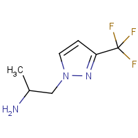 CAS: 1006328-56-8 | PC410381 | 1-[3-(Trifluoromethyl)-1H-pyrazol-1-yl]propan-2-amine