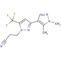 CAS: 1006333-22-7 | PC410384 | 3-[1',5'-Dimethyl-5-(trifluoromethyl)-1H,1'H-3,4'-bipyrazol-1-yl]propanenitrile