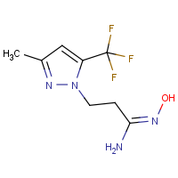 CAS:1006334-31-1 | PC410391 | (1E)-N'-Hydroxy-3-[3-methyl-5-(trifluoromethyl)-1H-pyrazol-1-yl]propanimidamide