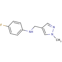 CAS: 1006336-95-3 | PC410396 | 4-Fluoro-N-[(1-methyl-1H-pyrazol-4-yl)methyl]aniline