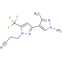 CAS: 1006340-86-8 | PC410398 | 3-[1',3'-Dimethyl-5-(trifluoromethyl)-1H,1'H-3,4'-bipyrazol-1-yl]propanenitrile