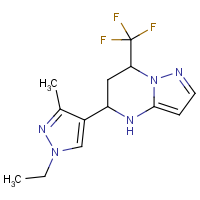 CAS: 1006342-77-3 | PC410403 | 5-(1-Ethyl-3-methyl-1H-pyrazol-4-yl)-7-(trifluoromethyl)-4,5,6,7-tetrahydropyrazolo[1,5-a]pyrimidine