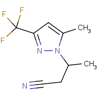 CAS: 1006348-45-3 | PC410407 | 3-[5-Methyl-3-(trifluoromethyl)-1H-pyrazol-1-yl]butanenitrile