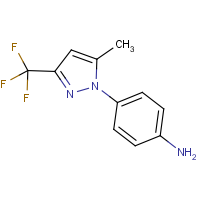 CAS: 1006348-64-6 | PC410410 | 4-[5-Methyl-3-(trifluoromethyl)-1H-pyrazol-1-yl]aniline