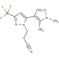 CAS:1006348-67-9 | PC410411 | 3-[1',5'-Dimethyl-5-(trifluoromethyl)-1'H,2H-3,4'-bipyrazol-2-yl]propanenitrile