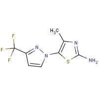 CAS: 1006348-68-0 | PC410412 | 4-Methyl-5-[3-(trifluoromethyl)-1H-pyrazol-1-yl]-1,3-thiazol-2-amine