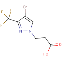 CAS: 1006348-79-3 | PC410417 | 3-[4-Bromo-3-(trifluoromethyl)-1H-pyrazol-1-yl]propanoic acid