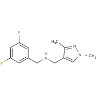 CAS:1006436-76-5 | PC410436 | 1-(3,5-Difluorophenyl)-N-[(1,3-dimethyl-1H-pyrazol-4-yl)methyl]methanamine