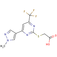 CAS: 1006440-64-7 | PC410438 | {[4-(1-Methyl-1H-pyrazol-4-yl)-6-(trifluoromethyl)pyrimidin-2-yl]sulfanyl}acetic acid