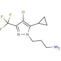 CAS: 1006454-49-4 | PC410455 | 3-[4-Chloro-5-cyclopropyl-3-(trifluoromethyl)-1H-pyrazol-1-yl]propan-1-amine