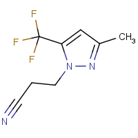 CAS: 1006461-11-5 | PC410461 | 3-[3-Methyl-5-(trifluoromethyl)-1H-pyrazol-1-yl]propanenitrile