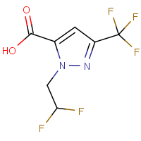 CAS: 1006462-23-2 | PC410463 | 1-(2,2-Difluoroethyl)-3-(trifluoromethyl)-1H-pyrazole-5-carboxylic acid