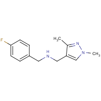 CAS: 1006464-99-8 | PC410466 | 1-(1,3-Dimethyl-1H-pyrazol-4-yl)-N-(4-fluorobenzyl)methanamine