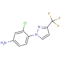 CAS: 1006467-61-3 | PC410468 | 3-Chloro-4-[3-(trifluoromethyl)-1H-pyrazol-1-yl]aniline