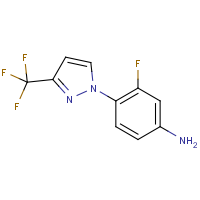 CAS: 1006468-65-0 | PC410472 | 3-Fluoro-4-[3-(trifluoromethyl)-1H-pyrazol-1-yl]aniline